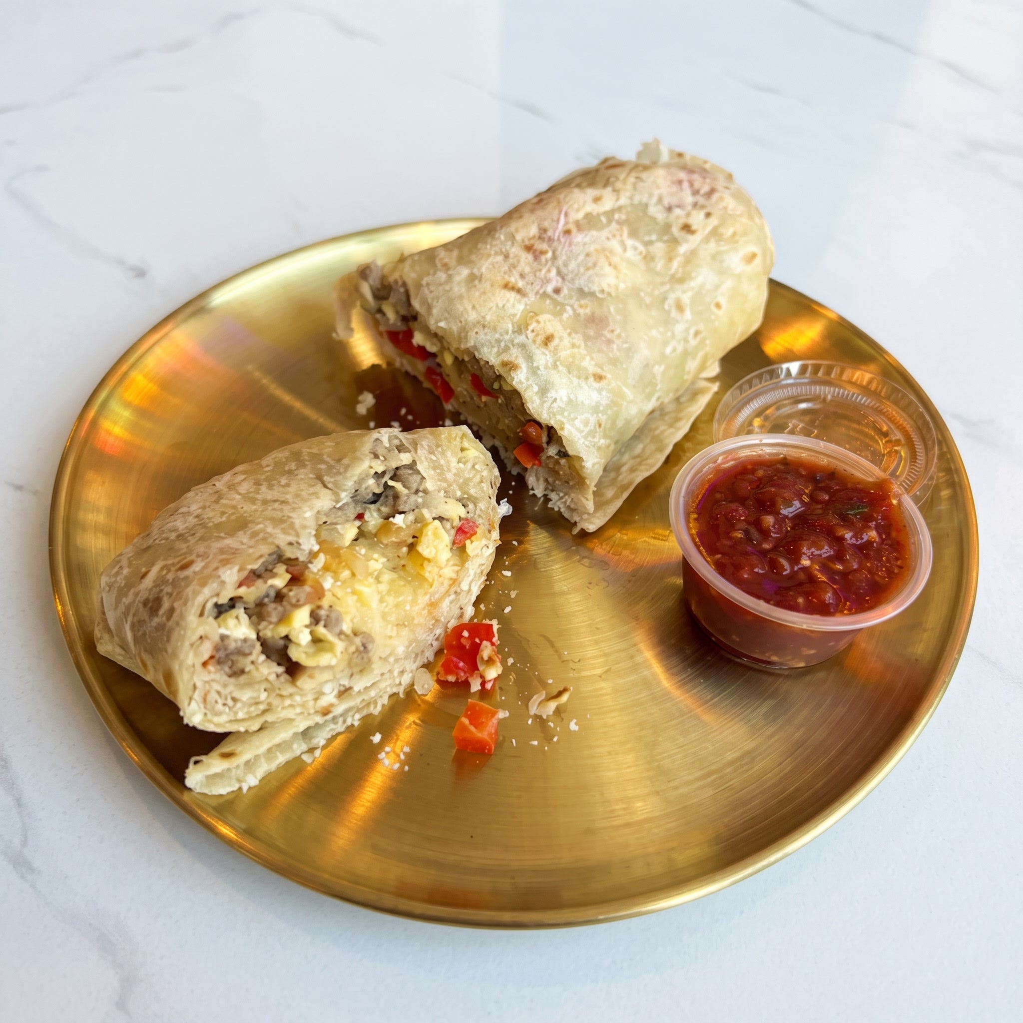 BubbleBrew Breakfast Burrito