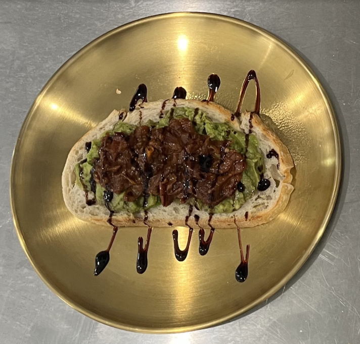 A savory brunch-style food choice served in Logan